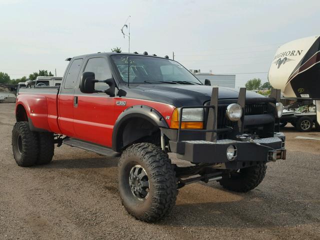 1FTWX33S7XEB67053 - 1999 FORD F-350 BLACK photo 1