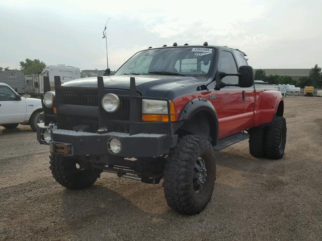 1FTWX33S7XEB67053 - 1999 FORD F-350 BLACK photo 2