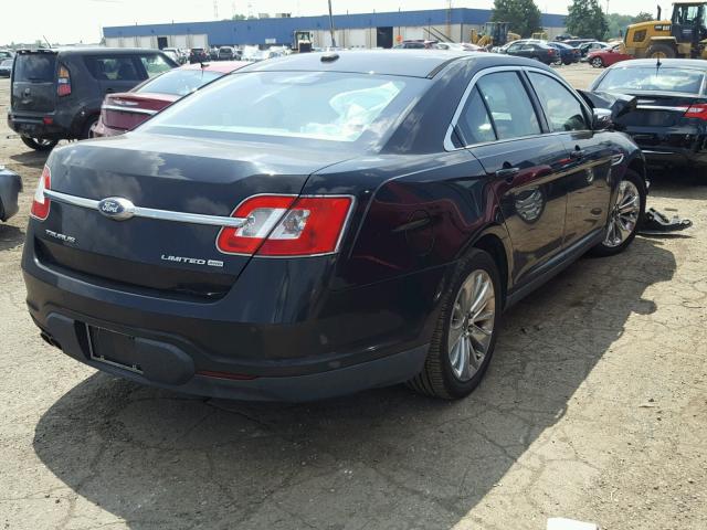 1FAHP2JW3AG151622 - 2010 FORD TAURUS LIM BLACK photo 4