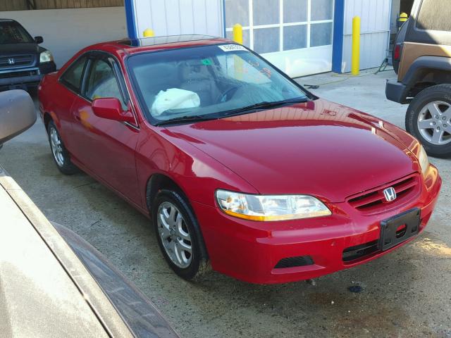 1HGCG22522A032704 - 2002 HONDA ACCORD EX RED photo 1