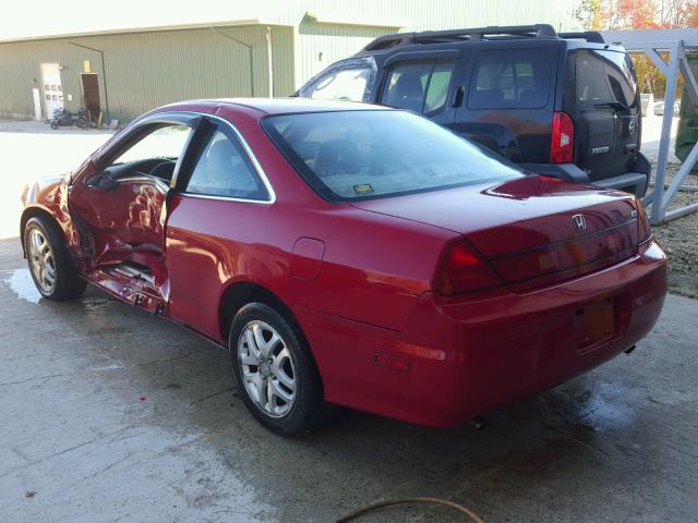 1HGCG22522A032704 - 2002 HONDA ACCORD EX RED photo 3