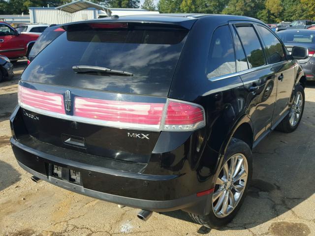 2LMDU68C47BJ03700 - 2007 LINCOLN MKX BLACK photo 4