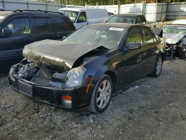 1G6DP577860119147 - 2006 CADILLAC CTS BLACK photo 2