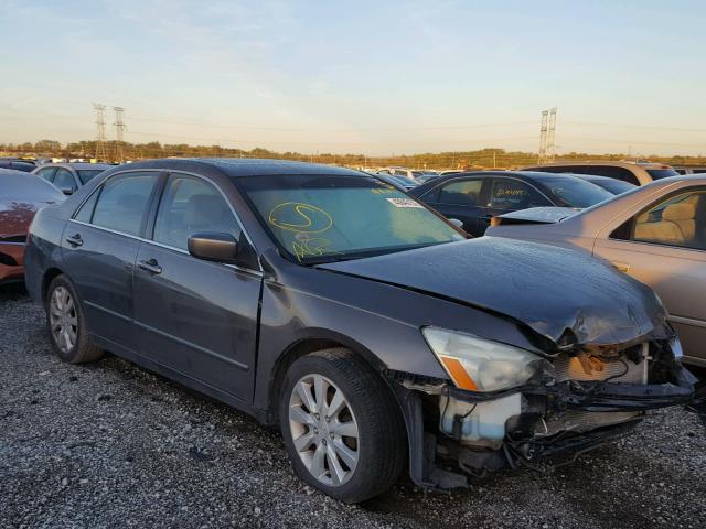 1HGCM66866A040718 - 2006 HONDA ACCORD GRAY photo 1