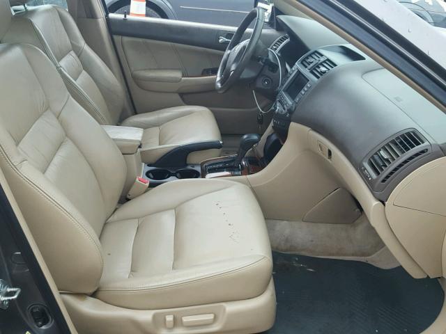 1HGCM66866A040718 - 2006 HONDA ACCORD GRAY photo 5