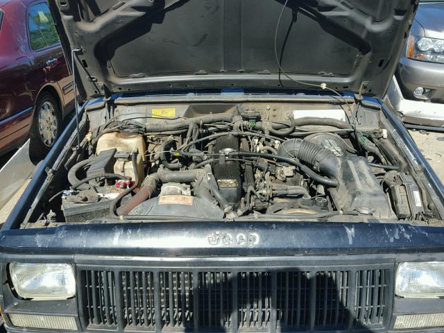 1J4FT68S1PL638819 - 1993 JEEP CHEROKEE S BLACK photo 7