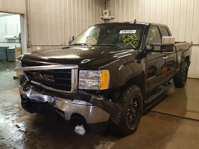 1GTEK19068Z297100 - 2008 GMC SIERRA BLACK photo 2