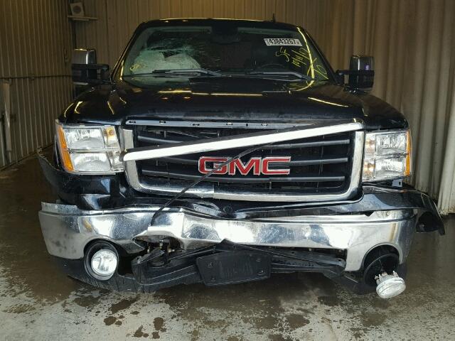 1GTEK19068Z297100 - 2008 GMC SIERRA BLACK photo 9