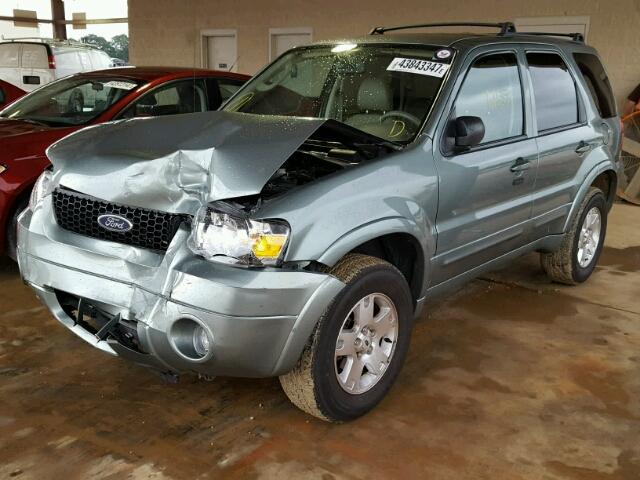 1FMYU04156KC02965 - 2006 FORD ESCAPE LIM GREEN photo 2