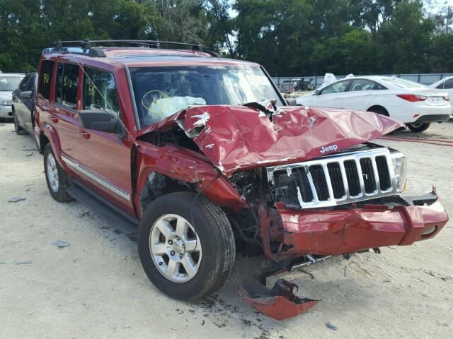 1J8HG58286C129895 - 2006 JEEP COMMANDER RED photo 1