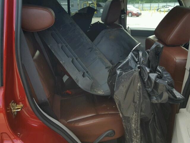 1J8HG58286C129895 - 2006 JEEP COMMANDER RED photo 6