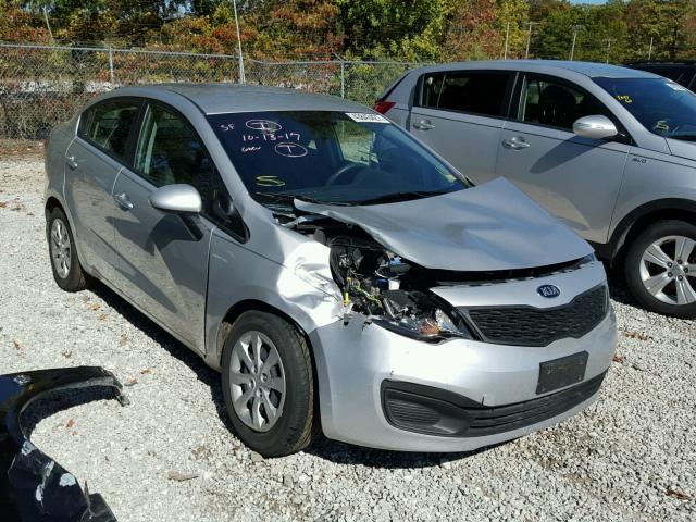 KNADM4A31D6311300 - 2013 KIA RIO LX Արծաթագույն լուսանկար 1