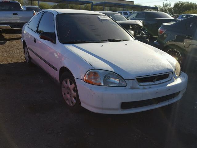 1HGEJ6228WL113398 - 1998 HONDA CIVIC DX WHITE photo 1