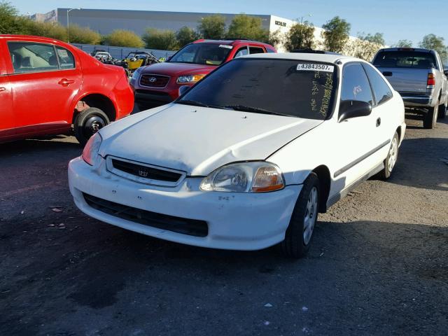 1HGEJ6228WL113398 - 1998 HONDA CIVIC DX WHITE photo 2