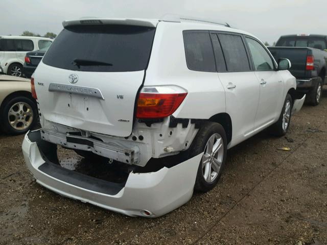 JTEES42A482026741 - 2008 TOYOTA HIGHLANDER WHITE photo 4