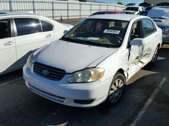 1NXBR32E54Z311202 - 2004 TOYOTA COROLLA CE SILVER photo 2