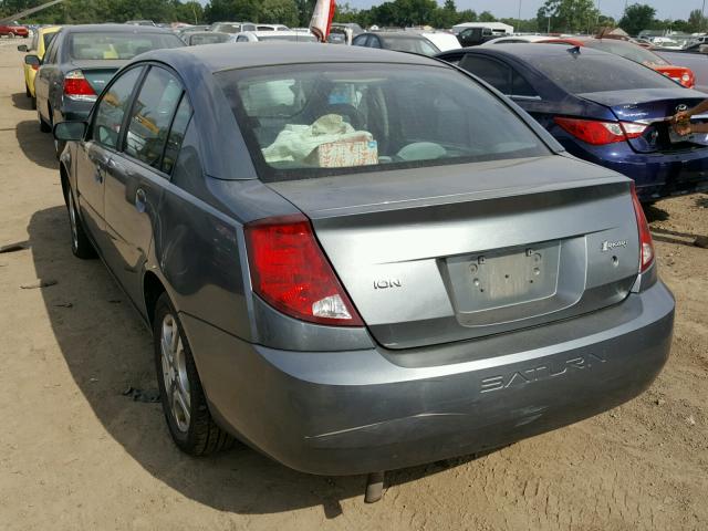 1G8AL52F64Z216523 - 2004 SATURN ION LEVEL GRAY photo 3