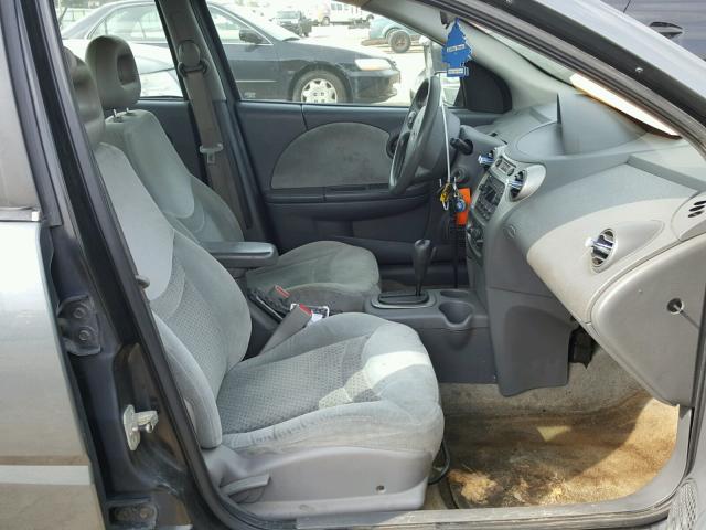 1G8AL52F64Z216523 - 2004 SATURN ION LEVEL GRAY photo 5
