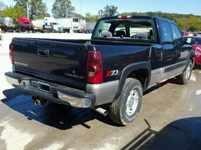 2GCEK19T931180896 - 2003 CHEVROLET SILVERADO BLACK photo 4