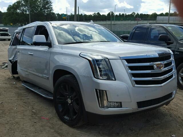 1GYS3BKJ8GR480449 - 2016 CADILLAC ESCALADE L SILVER photo 1