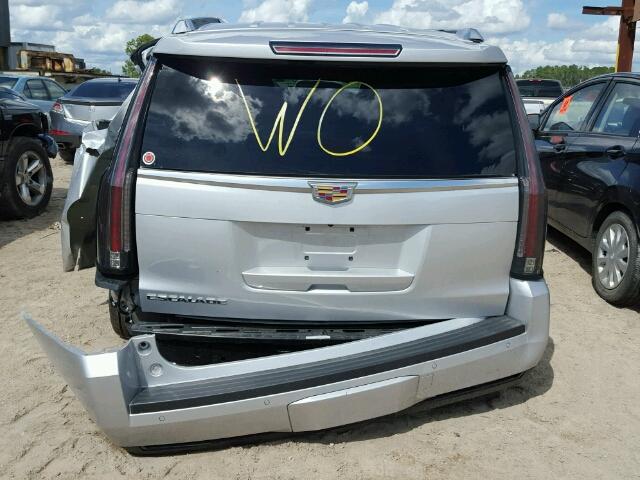 1GYS3BKJ8GR480449 - 2016 CADILLAC ESCALADE L SILVER photo 9