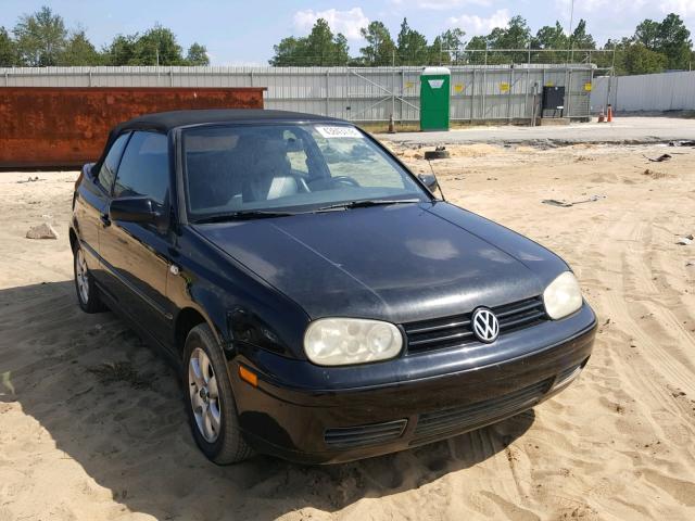 3VWDC21VX1M803019 - 2001 VOLKSWAGEN CABRIO GLX 黑色 照片 1