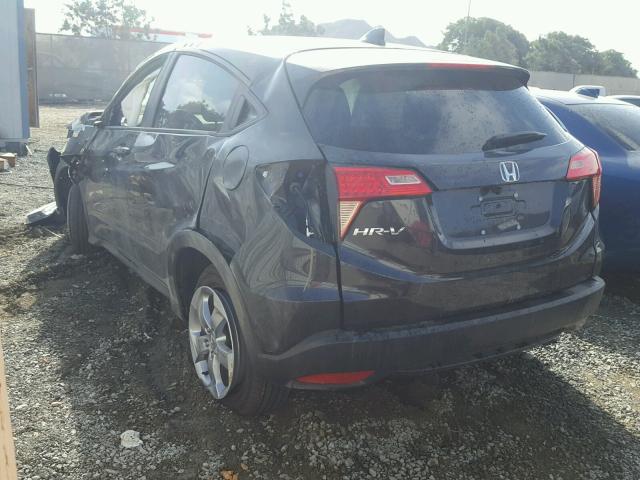 3CZRU5H53HM721098 - 2017 HONDA HR-V BLACK photo 3