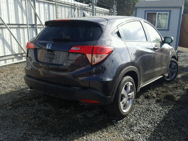 3CZRU5H53HM721098 - 2017 HONDA HR-V BLACK photo 4