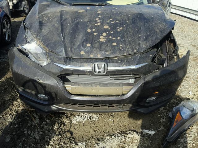 3CZRU5H53HM721098 - 2017 HONDA HR-V BLACK photo 7