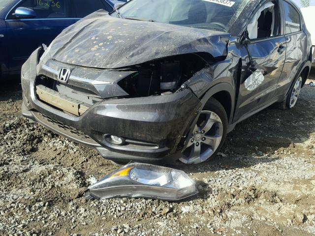 3CZRU5H53HM721098 - 2017 HONDA HR-V BLACK photo 9