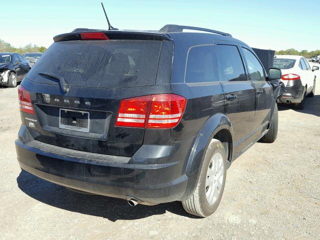 3C4PDCAB5HT599402 - 2017 DODGE JOURNEY SE BLACK photo 4