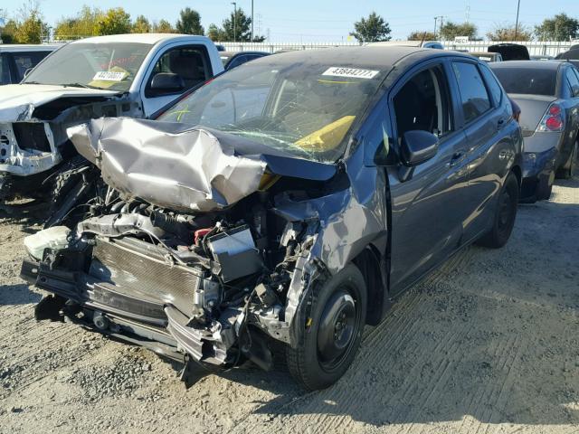 JHMGK5H55GX033730 - 2016 HONDA FIT LX GRAY photo 2