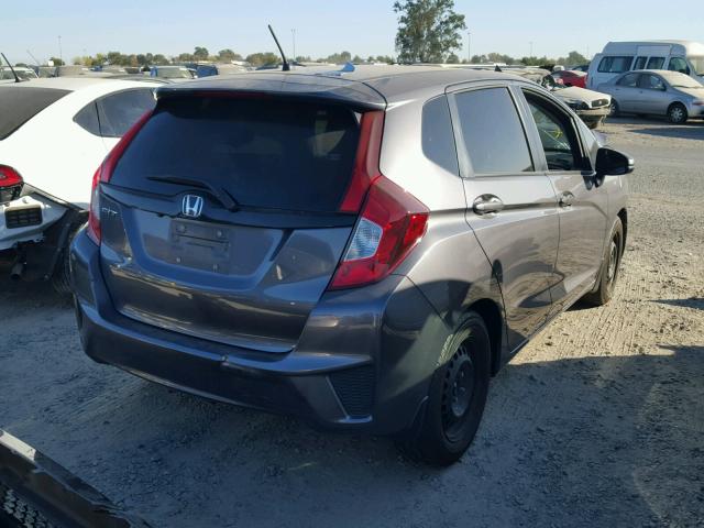 JHMGK5H55GX033730 - 2016 HONDA FIT LX GRAY photo 4