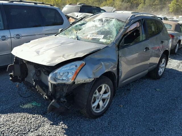 JN8AS58V09W185273 - 2009 NISSAN ROGUE S GRAY photo 2