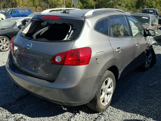 JN8AS58V09W185273 - 2009 NISSAN ROGUE S GRAY photo 4