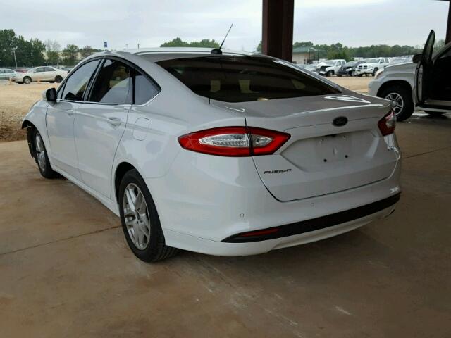 3FA6P0H7XFR134598 - 2015 FORD FUSION WHITE photo 3
