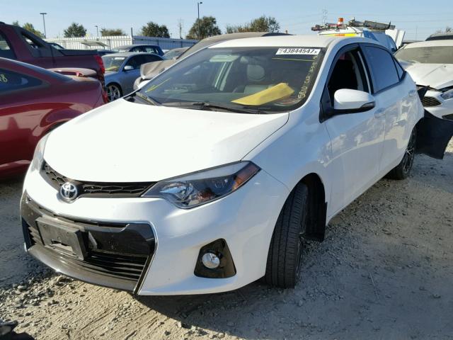 5YFBURHE3FP289469 - 2015 TOYOTA COROLLA L WHITE photo 2