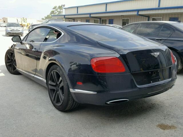 SCBFR7ZA9CC073586 - 2012 BENTLEY CONTINENTA BLACK photo 3