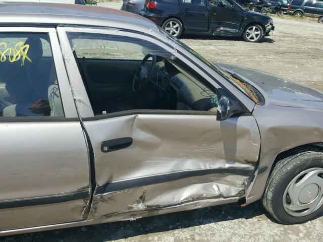 1Y1SK52861Z429994 - 2001 CHEVROLET GEO PRIZM 棕色 照片 9