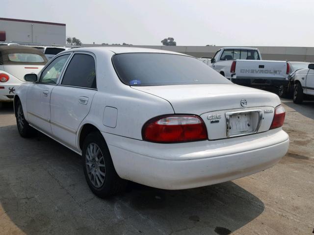 1YVGF22C815205984 - 2001 MAZDA 626 ES WHITE photo 3