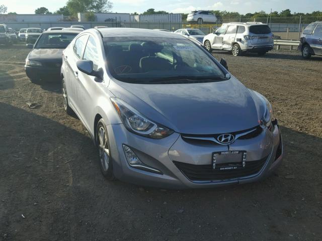 5NPDH4AE7FH619444 - 2015 HYUNDAI ELANTRA SE SILVER photo 1