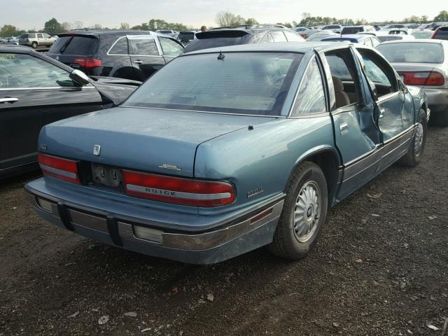 2G4WD54L4P1415705 - 1993 BUICK REGAL GREEN photo 4