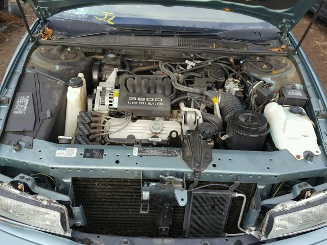 2G4WD54L4P1415705 - 1993 BUICK REGAL GREEN photo 7