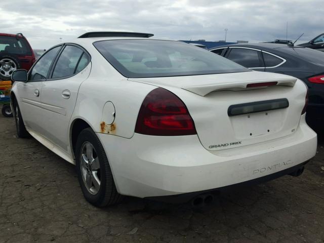2G2WS522751184997 - 2005 PONTIAC GRAND PRIX WHITE photo 3