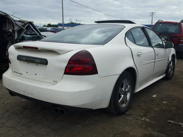 2G2WS522751184997 - 2005 PONTIAC GRAND PRIX WHITE photo 4