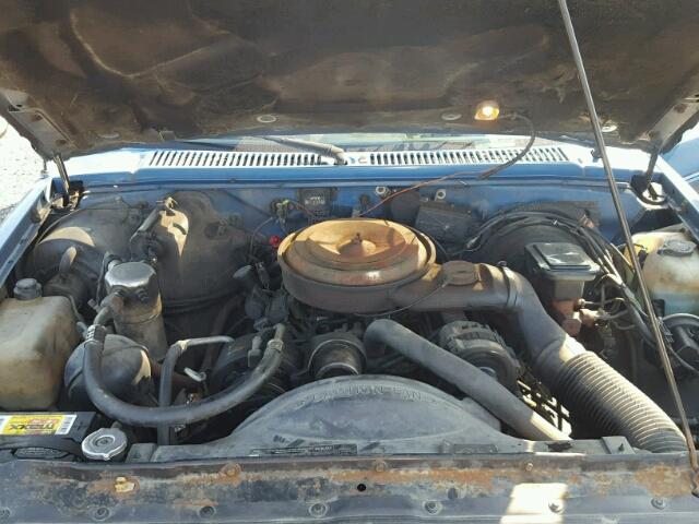 1GTCT14Z9J2543551 - 1988 GMC S TRUCK S1 BLUE photo 7