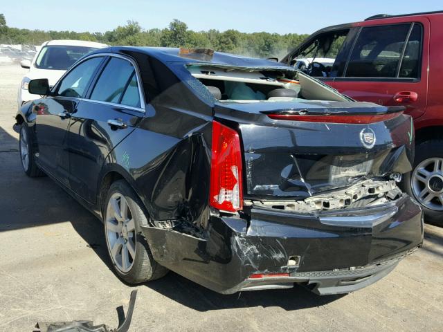 1G6AA5RA5D0144162 - 2013 CADILLAC ATS BLACK photo 3