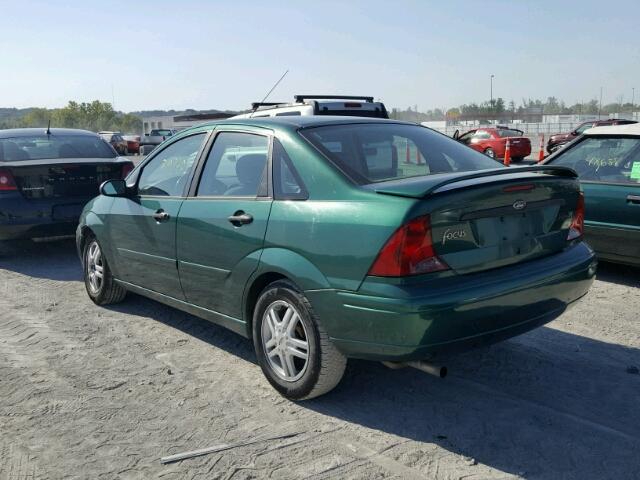 1FAFP34381W359533 - 2001 FORD FOCUS SE GREEN photo 3