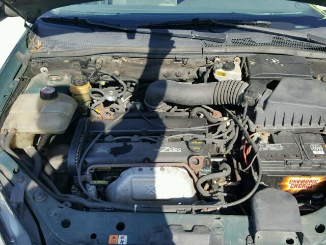 1FAFP34381W359533 - 2001 FORD FOCUS SE GREEN photo 7