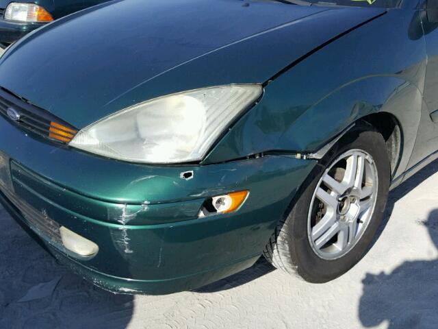 1FAFP34381W359533 - 2001 FORD FOCUS SE GREEN photo 9